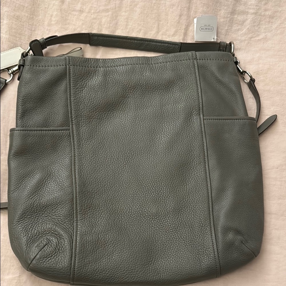 Coach Olive Green Double Strap Shoulder and Crossbody NWT Bag - Picture 6 of 12